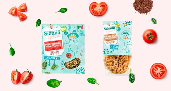 Produits de la gamme Sienna